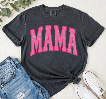 Mama Washed Black T-Shirt